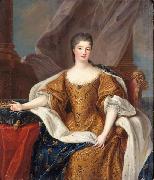 Circle of Pierre Gobert Portrait Marie Anne de Bourbon as Princess of Conti USA oil painting artist